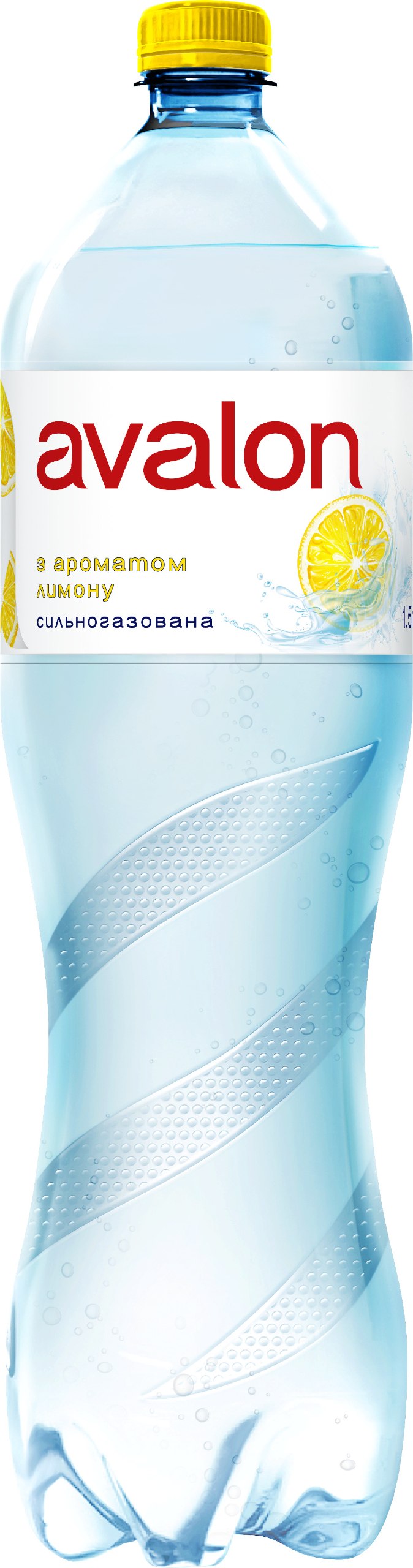 Вода AVALON 1,5 л сильногазована з ароматом лимону